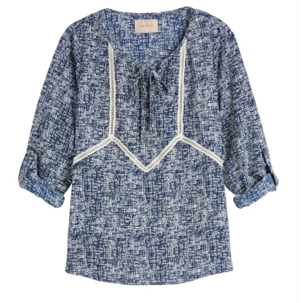 Skies Are Blue Jadon Tie Neck Top